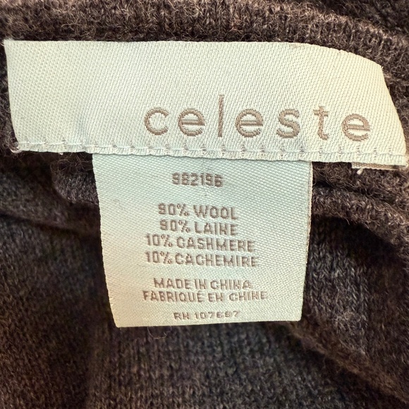 Celeste Wool & Cashmere Poncho - Picture 13 of 15